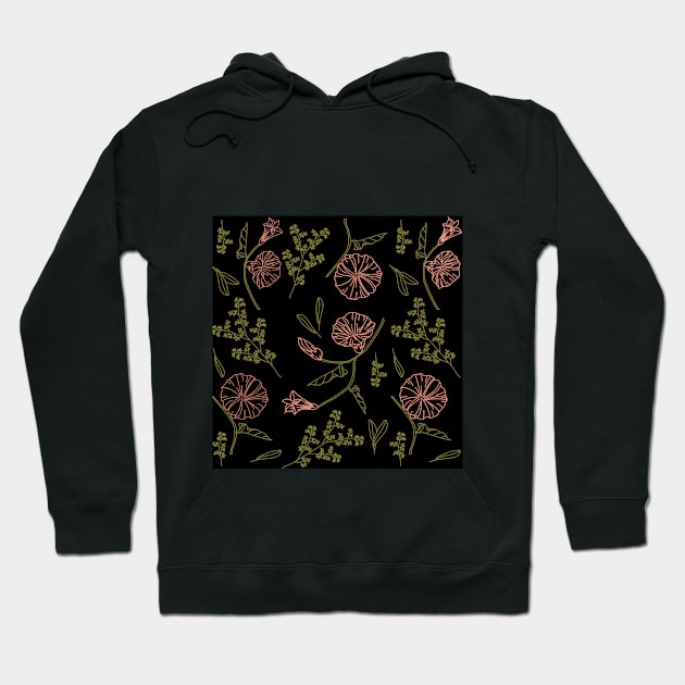 FLOWERS SEAMLESS PATTERNS Hoodie by artistic-much